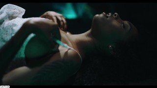 Curvy Black Beauty Meets Alien Fantasy in HD Action